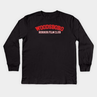 Woodsboro Scream Scary Movie Kids Long Sleeve T-Shirt
